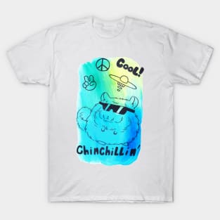 Cool Watercolor Chinchilla T-Shirt